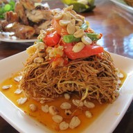 เมนูของร้าน นิว ไก่ย่างบัวตอง 2 สามแยกวิเชียรบุรี