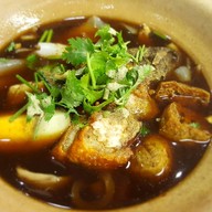 เมนูของร้าน ก๋วยจั๊บหม้อดิน แชมป์แม่กลอง Central Grand Rama 9
