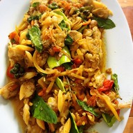 เมนูของร้าน ครัวเจ๊แมว ปากน้ำปราณ