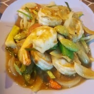 เมนูของร้าน ครัวอารีย์ ข้าวต้ม อาหารตามสั่ง