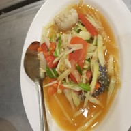 เมนูของร้าน ลาบเป็ดชัยนาท