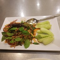 เมนูของร้าน ลาบเป็ดชัยนาท