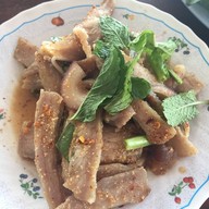 เมนูของร้าน ร้านป้าซิ้วส้มตำ-ยำปูเย็น แหลมฉบัง
