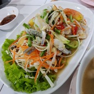 เมนูของร้าน นิตยา ส.กุ้งเป็น ตลาดกลางเพื่อการเกษตร จังหวัดอยุธยา