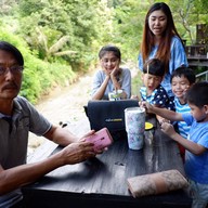 บรรยากาศ ไอกรุ่นกลางดอย