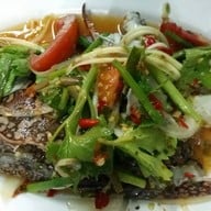 เมนูของร้าน ข้าวต้มบาทเดียว  สวนสยาม