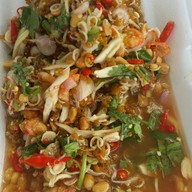 เมนูของร้าน ป้าแดงซีฟู๊ด