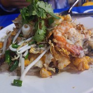 เมนูของร้าน หอยทอดหน้าวัดท่าพูด