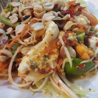 สเต็กลาวจานร้อน (เจ๊ตู่)