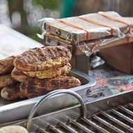 กล้วยปิ้ง หน้าร้านเฮ้งชุนเส็ง พระราม4