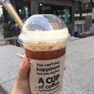 เมนูของร้าน A Cup Coffee หน้าเซ็นทรัลพระราม 9