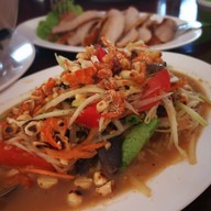 เมนูของร้าน ส้มตำเมืองแกลง