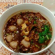 เมนูของร้าน ก๋วยเตี๋ยวเรือฟ้ามุ่ย