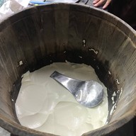 เมนูของร้าน น้ำเต้าหู้ โอ&จิน หน้าสวนสาธารณะ ลานโพธิ์ นาเกลือ