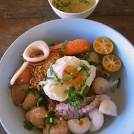 เมนูของร้าน ชามโต'เตี๋ยวต้มยำ จันทบุรี