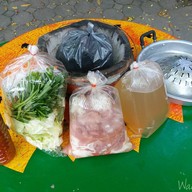 เมนูของร้าน โป๊ยก่ายย่างเกาหลี  บางไทร