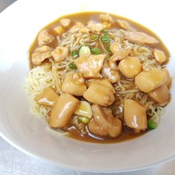 เมนูของร้าน แซ่พุ้น ข้าวหน้าไก่หล็อกหงาทิ้น ศาลเจ้าพ่อเสือ