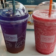 เมนูของร้าน D’oro Coffee Shell สุขุมวิท105
