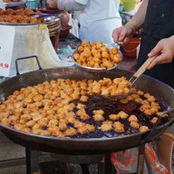 เมนูของร้าน น้องแฝดทอดมันหน่อกะลาเกาะเกร็ด