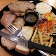 เมนูของร้าน สเต็กเถ้าแก่เนี้ย (ต้นสน) สาขา 2