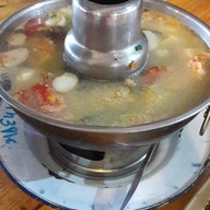 เมนูของร้าน บ่อกุ้งบ้านสวน บ้านมอญ เชียงใหม่