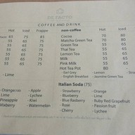 De Facto อาหารไทย กาแฟสด รังสิต คลอง3