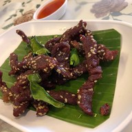 เมนูของร้าน ตำแซ่บ ตลาดบองมาร์เช่