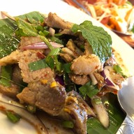 เมนูของร้าน ตำแซ่บ ตลาดบองมาร์เช่