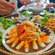 บรรยากาศ ตำกระด้ง คอนโดศุภาลัย แยกเกษตร
