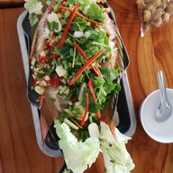 เมนูของร้าน บ้านเลาฯเตาดิน