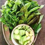 เมนูของร้าน ขนมจีนบ้านสวน@เขาปูน