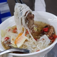 เมนูของร้าน Bun Cha Huong Lien (bun Cha Obama)