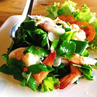 เมนูของร้าน ร้านข้าวใหม่ปลามันAmphawa -