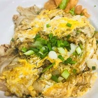 เมนูของร้าน ก๋วยเตี๋ยวคั่วไก่เสาชิงช้า หลีเฮง