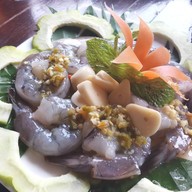 เมนูของร้าน บ้านระเบียงน้ำ & กุ้งแม่น้ำเผา Delivery