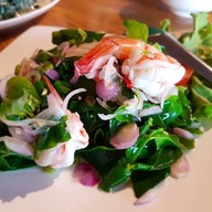 เมนูของร้าน ร้านข้าวใหม่ปลามันAmphawa -