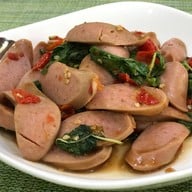 เมนูของร้าน ร้านไส้กรอกคุณวี