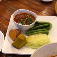 เมนูของร้าน เฮือนลำพูน สวนผัก