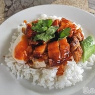 เมนูของร้าน เจ๊แอ๊ดข้าวหมูแดง หมูกรอบ