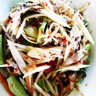 เมนูของร้าน ส้มตำครกทอง