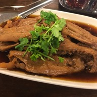 เมนูของร้าน ตั้งฮั้งชวง อากงเป็ดพะโล้ ก๋วยเตี๋ยวเป็ด เมืองทองธานี