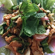 เมนูของร้าน ลองกอยลาบขม