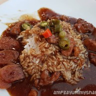 เมนูของร้าน ข้าวหน้าไก่ ห้าแยก โรงพยาบาลกรุงเทพ
