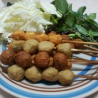 เมนูของร้าน ศักดิ์ลูกชิ้น