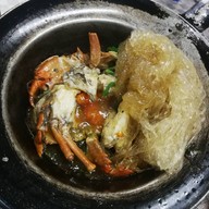 เมนูของร้าน สมศักดิ์ปูอบ Y บีทีเอสกรุงธนบุรี