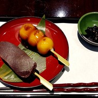 เมนูของร้าน Oiwake Dango Honpo  Shinjuku