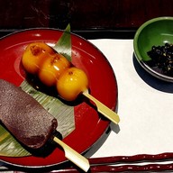 เมนูของร้าน Oiwake Dango Honpo  Shinjuku