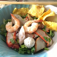 เมนูของร้าน จันทราก๋วยเตี๋ยวทะเล แหลมงอบ