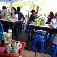 บรรยากาศ อาหารตามสั่ง ริมคลองรพ.เปาโล