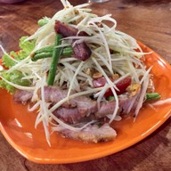เมนูของร้าน บ้านมะละกอ อาหารอีสาน